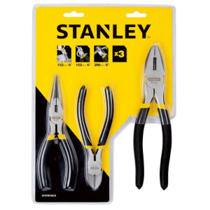 JUEGO 3 ALICATES STANLEY BLISTER 84023/101/105