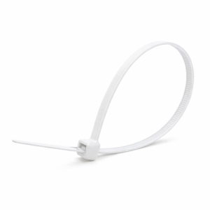ABRAZADERA CHS 5 x 200mm COLOR BLANCO - BOLSA 100 UNIDADES