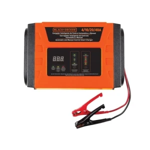 CARGADOR BATERIAS INTELIGENTE BLACK+DECKER 12V 4/10/20/40A
