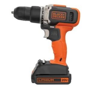 TALADRO ATORNILLADOR BLACK+DECKER PERCUTOR 3/8" LITIO 20V