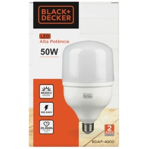 LAMPARA LED ALTA POTENCIA T120 50W 6500K BLANCA - CONECTOR E27