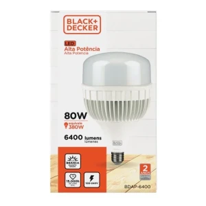 LAMPARA LED ALTA POTENCIA PRO T140 80W 6500K LUZ BLANCA - CONECTOR E27