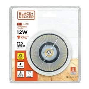 LAMPARA LED DICROICA AR111 12W 2700K LUZ AMARILLA