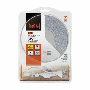 KIT CINTA LED2835 5W/M 6000K 2M IP67 220V LUZ BLANCA