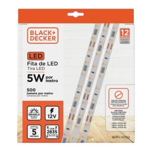 CINTA LED 12V 5W 6000K 8mm X 5m LUZBLANCA