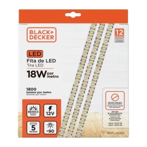 CINTA LED 12V 18W 6500K 8mm X 5m LUZ BLANCA