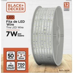 CINTA LED 220V WIRE 6500K 7W/M 700IM/M ROLLO 50 metros