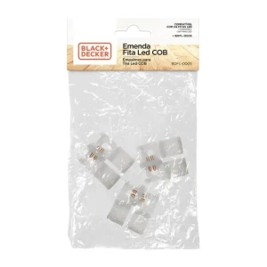 UNION PARA CINTA LED COBRE 3 piezas.