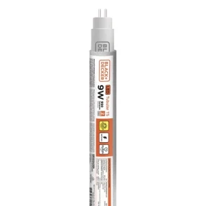 TUBO LED DE VIDRIO T5 9W 3000K / LUZ AMARILLA 60cm