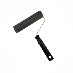 RODILLO COMPEL ESPUMA GRIS 15cm x 10mm. CON SOPORTE