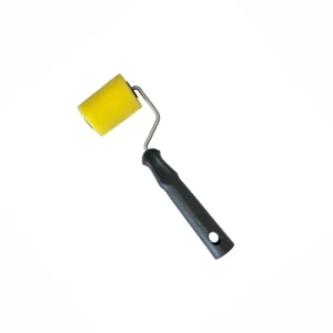 RODILLO COMPEL ESPUMA AMARILLO 5cm x 10mm. CON SOPORTE