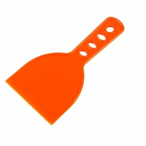 ESPATULA PLASTICO LISA NARANJA 10cm. COMPEL