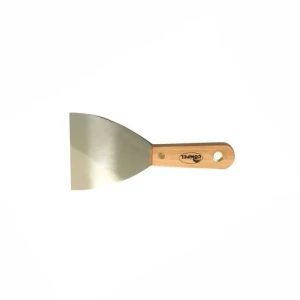 ESPATULA DE ACERO INOX 100mm. COMPEL cabo madera