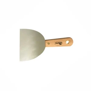 ESPATULA DE ACERO INOX 120mm. COMPEL cabo madera