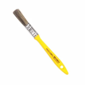 PINCEL COMPEL 1/2" CABO AMARILLO PARA PINTURA AL AGUA Y ACRILICA