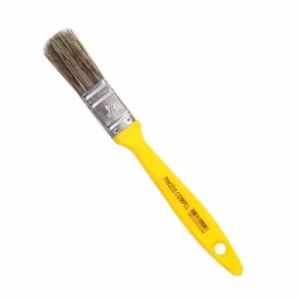 PINCEL COMPEL 3/4" CABO AMARILLO PARA PINTURA AL AGUA Y ACRILICA