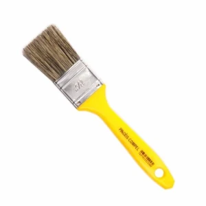 PINCEL COMPEL 1 1/2" CABO AMARILLO PARA PINTURA AL AGUA Y ACRILICA