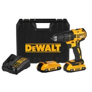TALADRO ATORNILLADOR DEWALT 20V MAX BRUSHLESS 2 BATERIAS 2 Ah. CON MALETA