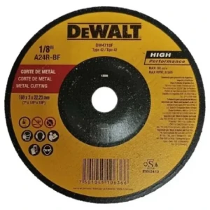 DISCO DW CORTE METAL CENTRO DEPRIMIDO 180 x 3.2 x 22.2mm