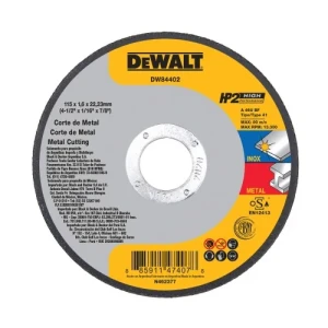 DISCO DEWALT CORTE METAL CHATO HP2 115 x 1,6 x 22mm