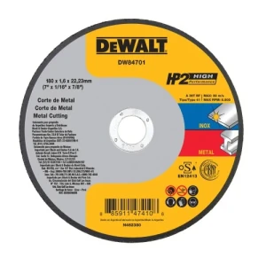 DISCO DW CORTE METAL CHATO HP2 180 x 1,6 x 22mm