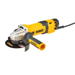 AMOLADORA ANGULAR DEWALT  115-125mm 1500W VELOCIDAD VARIABLE / ARRANQUE PROGRESIVO / EMBREAGUE MECANICO - LINEA PERFORM PROTECT
