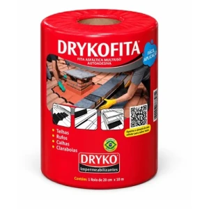 MEMBRANA ASFALTICA DRYKOFITA ALUMINIO AUTOADHESIVA 20CM x 10M