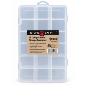ORGANIZADOR PLASTICO 18 COMPARTIMENTO  MOVILES MEDIDA M - 27x18x5cm