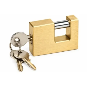 CANDADO RECTANGULAR GLORA ALTA SEGURIDAD 90mm (Blister)