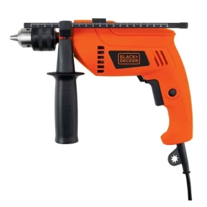 TALADRO PERCUTOR BLACK+DECKER 550W 1/2" VELOCIDAD VARIABLE REVERSIBLE