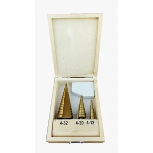 SET 3 MECHAS ESCALONADAS HSS6542 ALPHA 4-12,4-20,4-32 PARA INOX