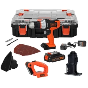 SET DE HERRAMIENTAS BLACK+DECKER 4 EN 1 MATRIX 20V LITIO