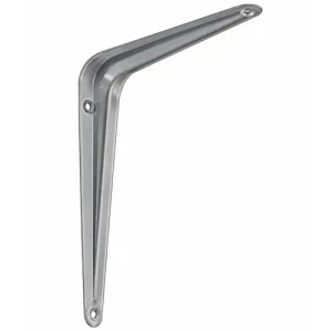 ESCUADRAS SOPORTE PAR ESTANTE - COLOR GRIS 10 x 12" 25 x 30cm.PRAT-K
