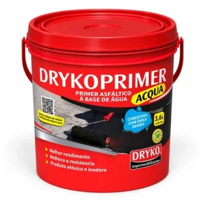 PRIMER PARA MEMBRANAS ASFALTICAS DRYKO 3.6 LITROS - BALDE