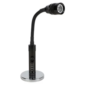 LINTERNA CON BASE MAGNETICA CON FLEXIBLE 10" PARA MECANICO