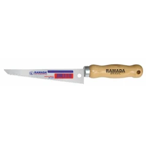 SERRUCHO RAMADA PUNTA PARA YESO 6" 9 DIENTES POR PULGADA - CABO MADERA