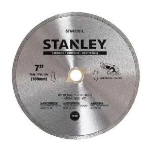 DISCOS DIAMANTADO CONTINUO 180mm STANLEY CON BUJE - AUTOSERVICIO