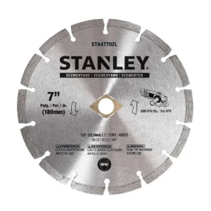 DISCOS DIAMANTADO SEGMENTADO 180mm STANLEY CON BUJE - AUTOSERVICIO