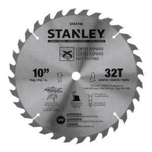 BLISTER HOJA SIERRA CIRCULAR STANLEY WIDIA 10"X 32 DIENTES 5/8"