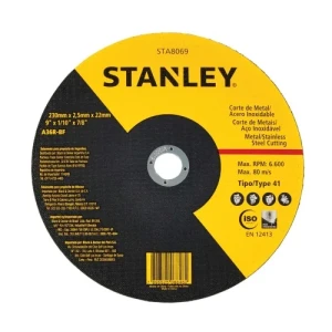 DISCO STANLEY CORTE METAL CHATO 230 x 2 x 22mm