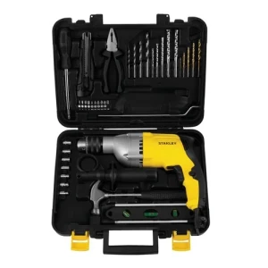 KIT TALADRO STDH8013 + 36 HERRAMIENTAS Y ACCESORIOS STANLEY