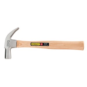 MARTILLOS DE UÑA STANLEY 27mm. CABO MADERA 16oz