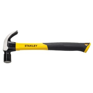 MARTILLO UÑA STANLEY 450grs. CABO FIBRA DE VIDRIO