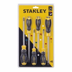 JUEGO DE 6 PIEZAS DESTORNILLADOR STANLEY PUNTA MAGNETICA