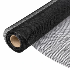 TEJIDO MOSQUITERO FIBRA DE VIDRIO NEGRO 100cm x 30 metros