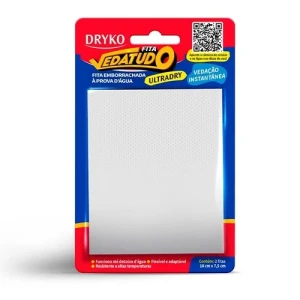 BLISTER CON 2 CINTAS MULTIUSO PARCHE DRYKO / COLOR BLANCO / MEDIDA 10 x 7.5cm