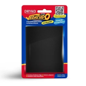 BLISTER CON 2 CINTAS MULTIUSO PARCHE DRYKO NEGRO 10 x 7.5CM